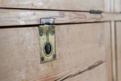 19thC Large English Pine Office Cabinet - 2081273