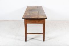19thC Large English Vernacular 2 Plank Work Table - 2284503