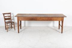19thC Large English Vernacular 2 Plank Work Table - 2284507