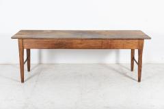 19thC Large English Vernacular 2 Plank Work Table - 2284511