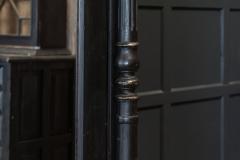 19thC Large French Ebonised Mirrored Armoire - 2013660