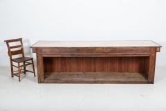 19thC Large French Fruitwood Shop Counter - 2136417