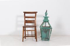 19thC Large French Verdigris Copper Lantern - 2052037