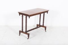 19thC Mahogany Bobbin Side Table - 2165367