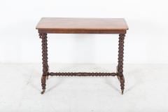 19thC Mahogany Bobbin Side Table - 2165369