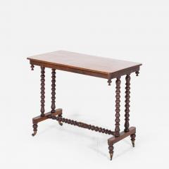 19thC Mahogany Bobbin Side Table - 2167613