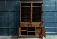 19thC Mahogany Glazed Secretaire Bookcase - 1954376