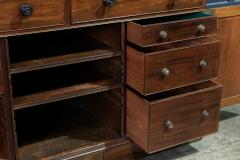 19thC Mahogany Glazed Secretaire Bookcase - 1954384