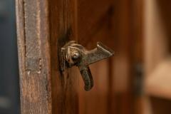 19thC Oak Panelled Cupboard - 1978659