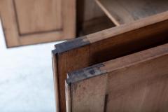 19thC Oak Pine Open Bookcase Dresser - 2466434