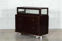 19thC Painted Glazed Haberdashery Counter Cabinet Drawers - 3307446