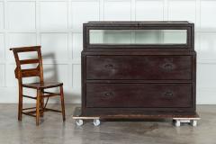 19thC Painted Glazed Haberdashery Counter Cabinet Drawers - 3307448