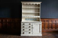 19thC Painted Pine Welsh Dresser - 1965349