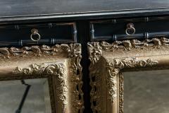 19thC Pair Carved Giltwood Plaster Mirrors - 1946804