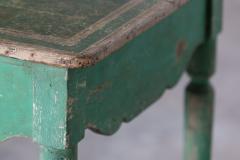 19thC Scandinavian Green Painted Table Desk - 2781538