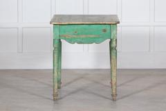19thC Scandinavian Green Painted Table Desk - 2781546