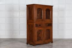 19thC Scottish Grained Arched Pine Housekeepers Cupboard - 2861166