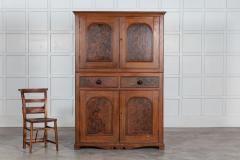 19thC Scottish Grained Arched Pine Housekeepers Cupboard - 2861167