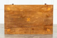 19thC Spanish Fruitwood Inlaid Trestle Table - 3438339