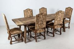 19thC Spanish Rustic Oak Bleached Farmhouse Table - 2081381