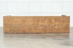 19thC Stripped English Oak Dresser Base - 3297576