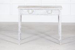 19thC Swedish Dry Scraped Mahogany Side Table - 2735257