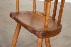 19thC Welsh Ash Elm Vernacular Hedge Chair - 4442199