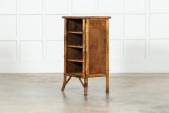 19thc Bamboo Glazed Cabinet - 3385278