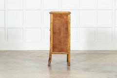 19thc Bamboo Glazed Cabinet - 3385280