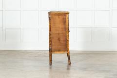 19thc Bamboo Glazed Cabinet - 3385281