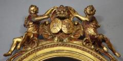 19thc carved gilded hanging display case - 4780419