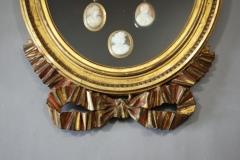 19thc carved gilded hanging display case - 4780420