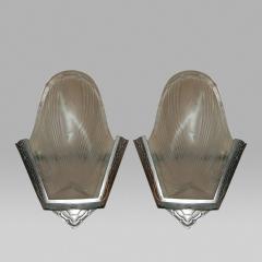 Pair of French Art Deco Sconces c 1925 - 7633