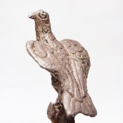 1st Century Roman Cast Silver Eagle on Bull s Head Figurine - 641129