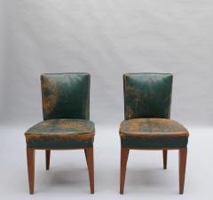 2 Fine French 1930s Oak Side Chairs - 3117312