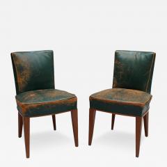 2 Fine French 1930s Oak Side Chairs - 3123148
