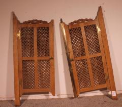 2 Hispano Moorish Hinged Doors 19th Century - 2233655