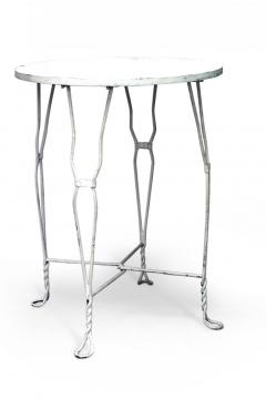 2 Outdoor Victorian Style Wire Caf Tables - 4672090