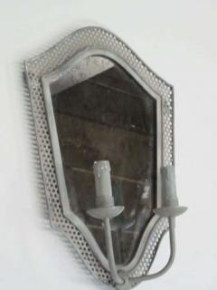 2 Pair Large French Mid Century Modern Neoclassical Mirror Sconces Girandoles - 1819735