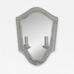 2 Pair Large French Mid Century Modern Neoclassical Mirror Sconces Girandoles - 1821693