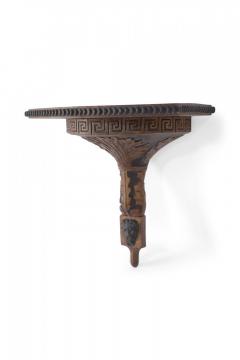 2 Pairs of Neo Classical Style Carved Greek Key and Acanthus Leaf Design Wooden - 4661275