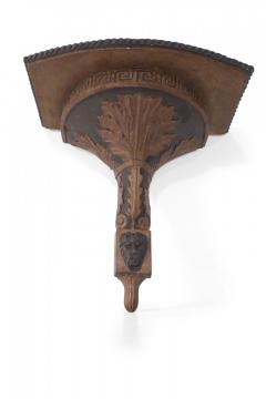 2 Pairs of Neo Classical Style Carved Greek Key and Acanthus Leaf Design Wooden - 4661277
