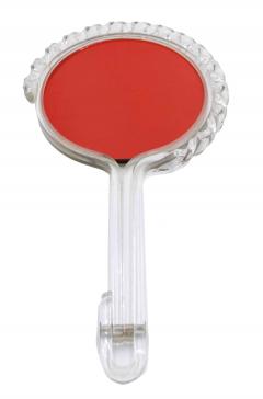 2 Piece American Art Moderne Lucite Mirror and Brush Set - 4673515