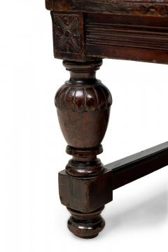 2 Similar English Victorian Brown Upholstered Judges Chairs - 4631684