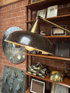 2 Toned Brass Adjustable Floor Lamp 1950s - 4477093