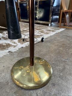 2 Toned Brass Adjustable Floor Lamp 1950s - 4477095