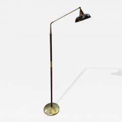 2 Toned Brass Adjustable Floor Lamp 1950s - 4477159