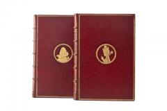 2 Volumes Lewis Carroll Alice in Wonderland Through the Looking Glass - 3605206