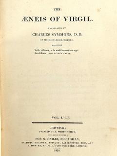 2 vols Virgil and Charles Symmonds The neis of Virgil - 4780681