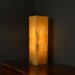 20 Square based Vertical Stripes Onyx Ambient Lamp New Mexico  - 1136724